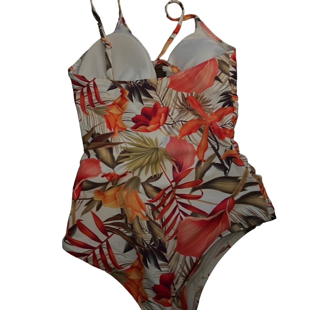 PodyDot One Piece Tropical Swimsuit, Size Small, NWT